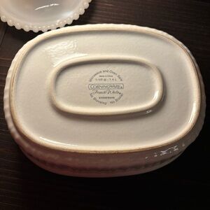 Corning Ware French White Stoneware 1 - 1/2 qt - 1.4 L Dish - Just The Dish